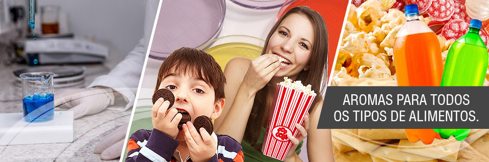 Aromas para todos os tipos de alimentos